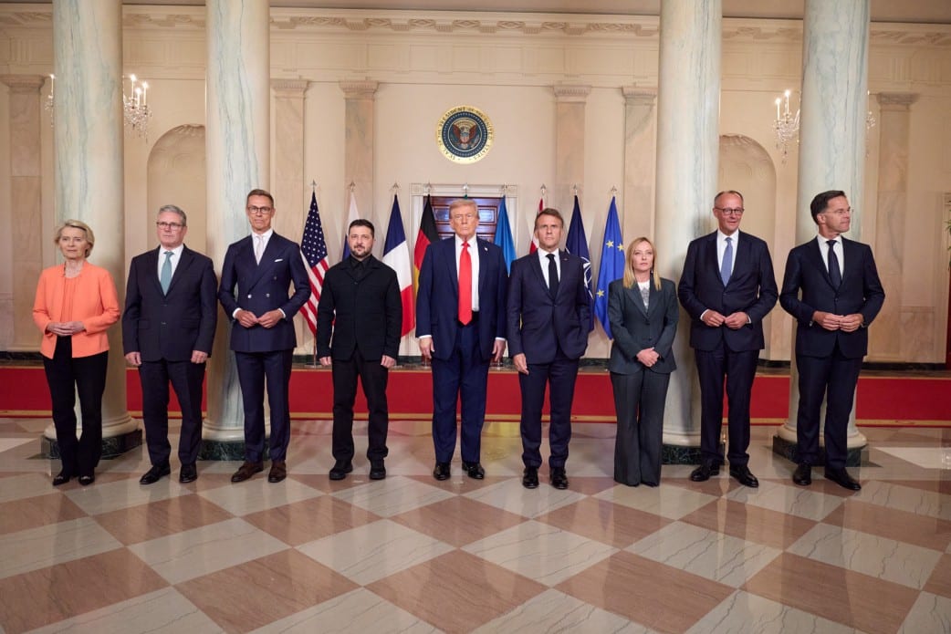Встреча лидеров США, Украины и европейских стран в Белом доме 18 августа 2025 г. (© Офіс Президента України)
