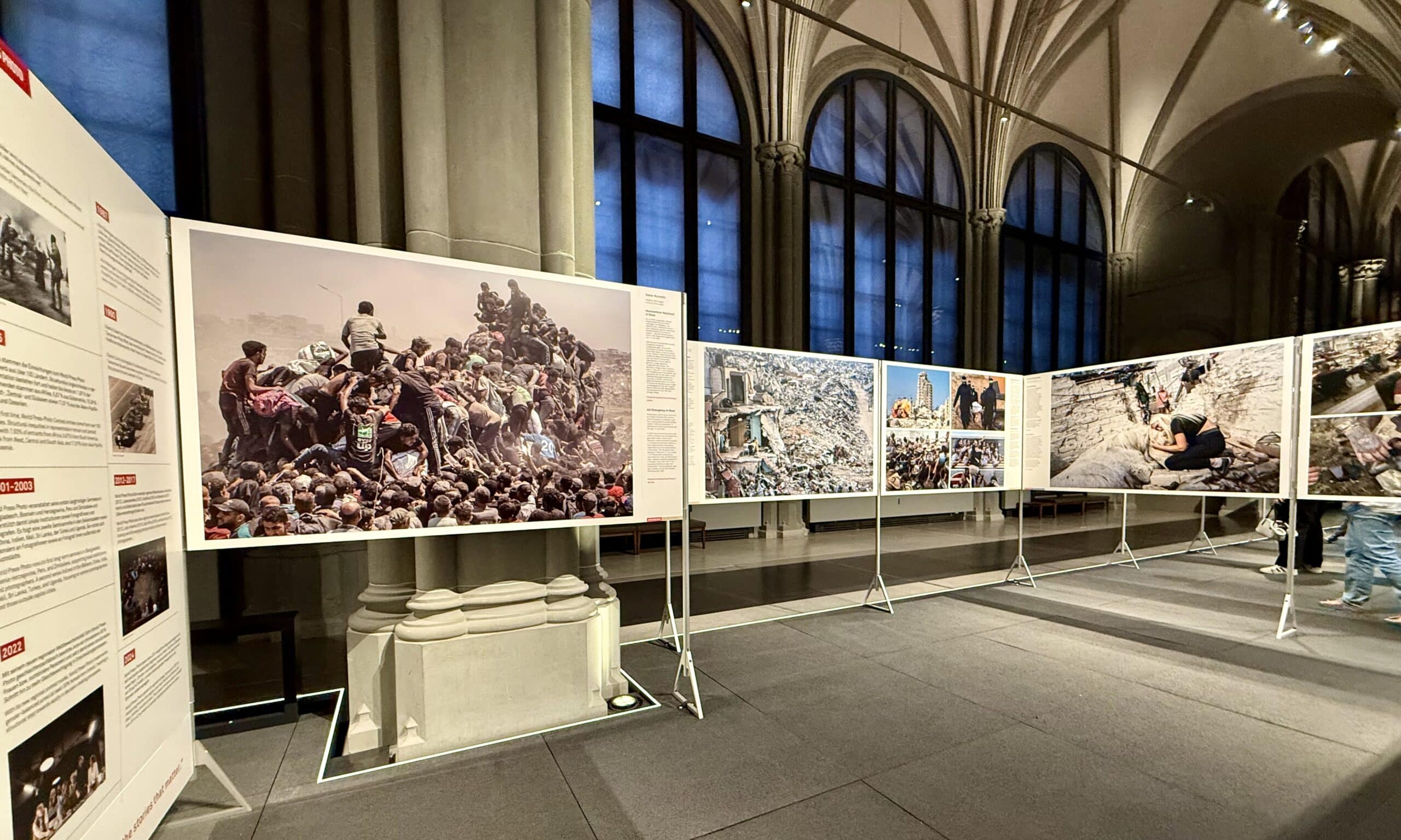 Вид на выставку World Press Photo 2026. Национальный музей в Цюрихе, 31 мая 2026 г. (© forall.swiss)